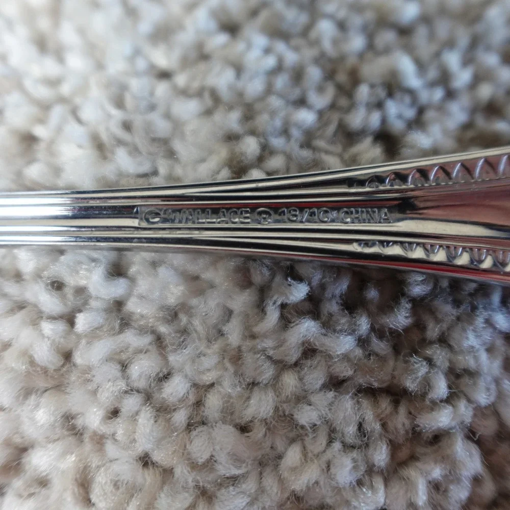Wallace 18/10 Stainless Steel Teaspoon 6.25